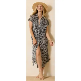 Tommy Bahama Short Sleeve Duster SS500547 - Playa Brava Black