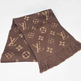 Trendy Inspired Louis Vuitton Logomania Shine Brown Monogram Scarf
