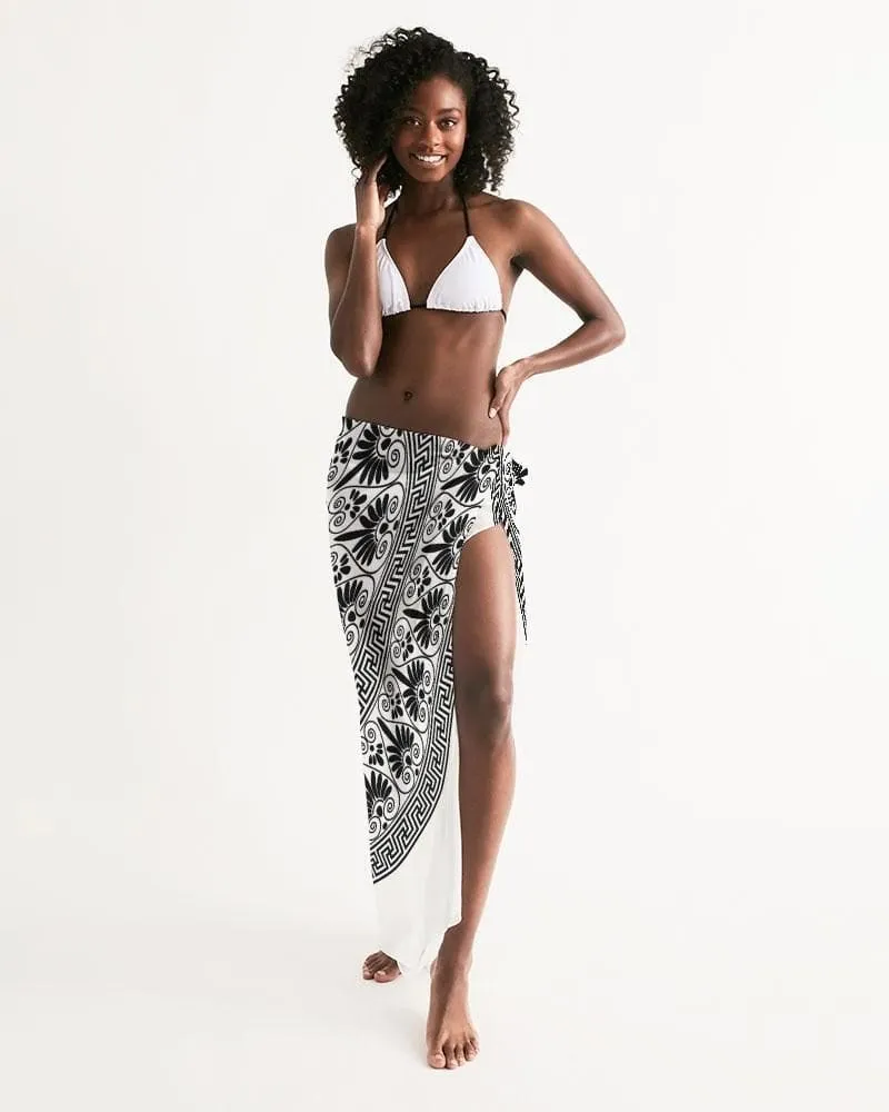 Uniquely You Sheer Bohemian Black Swimsuit Cover Up