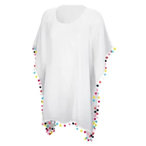 White Pom-tastic Coverup - Personalized