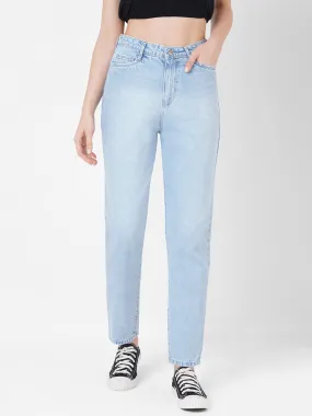 Women High-Rise Mom Fit Jeans