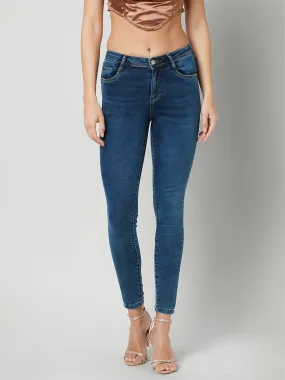 Women Mid-Rise Skinny Jeans