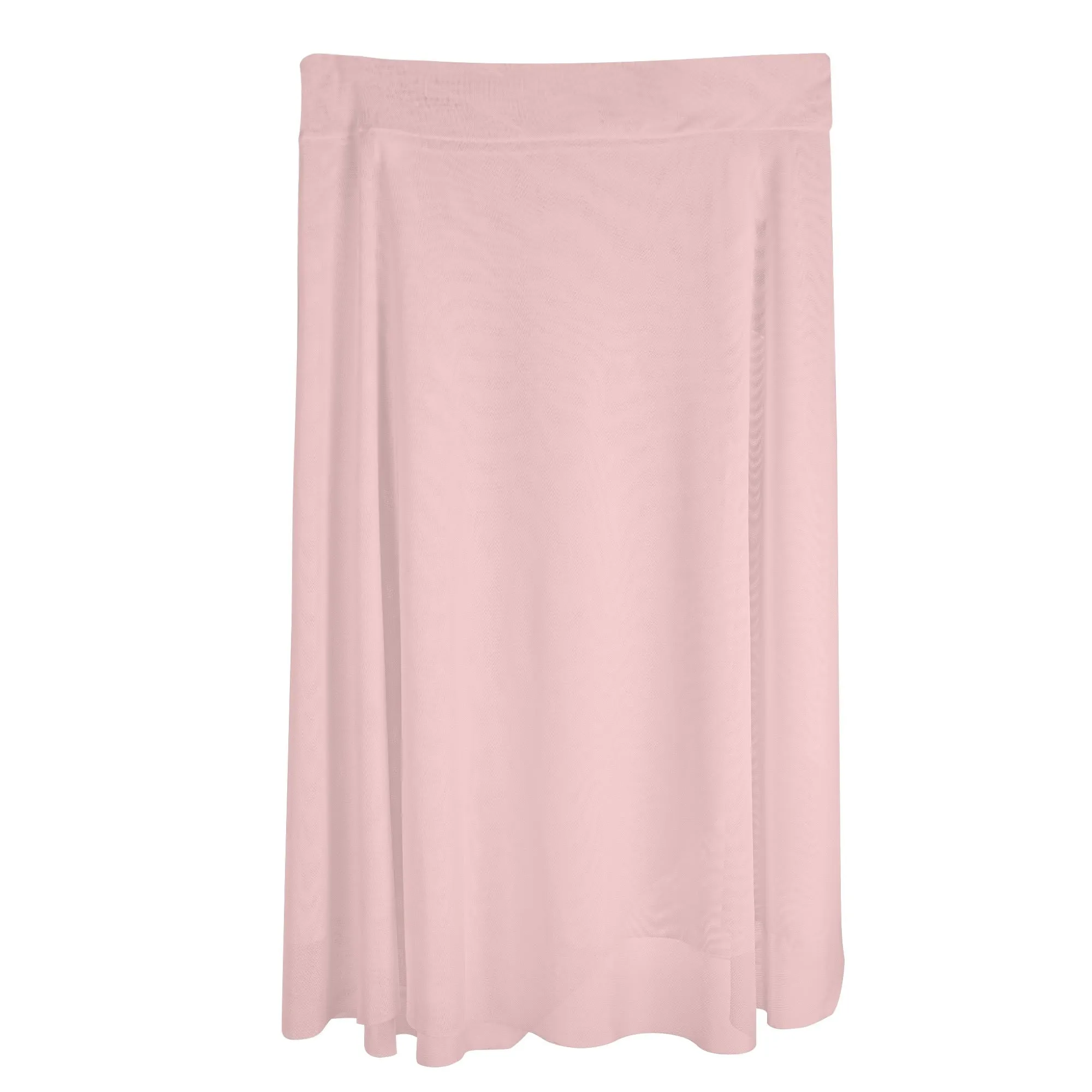 Womens Blush Swimsuit Cover Up Ruffle Tie Side Beach Sarong Wrap Maxi Skirt