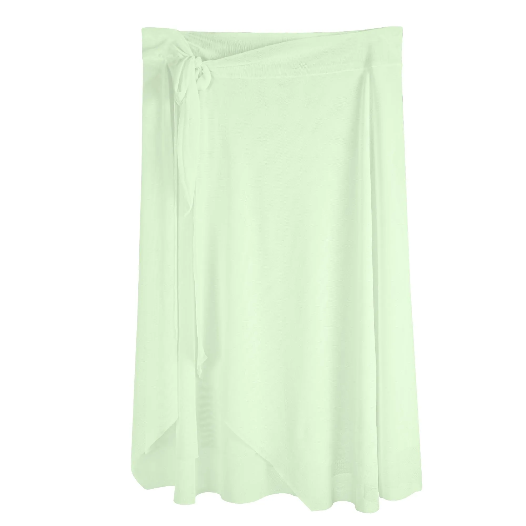 Womens Ocean Reef Swimsuit Cover Up Ruffle Tie Side Beach Sarong Wrap Maxi Skirt