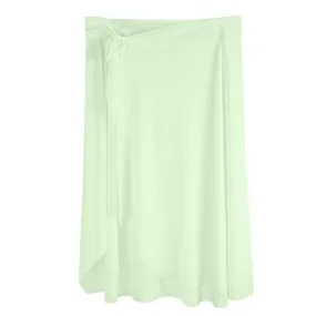 Womens Ocean Reef Swimsuit Cover Up Ruffle Tie Side Beach Sarong Wrap Maxi Skirt