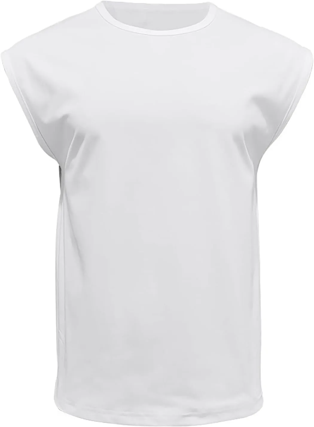 Xiaojmake Mens Workout Tank Tops Loose Athletic Sleeveless Sports T-Shirt Cap Sleeve Running Breathable Gym Muscle Tee Shirt